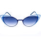 Italia Independent Blue Metal Sunglasses