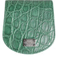Dolce & Gabbana Green Exotic Skin Coin Condom Case Holder Pocket Wallet