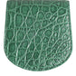 Dolce & Gabbana Green Exotic Skin Coin Condom Case Holder Pocket Wallet