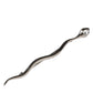 Dolce & Gabbana Silver Brass Crystal Spilla Serpente Mens Brooch Pin