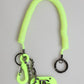 Dolce & Gabbana Green Springy Key Holder DG Logo Men's Keychain Keyring