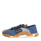 Dolce & Gabbana Blue Lace Up Low Top NS1 Sneakers Shoes