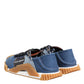 Dolce & Gabbana Blue Lace Up Low Top NS1 Sneakers Shoes