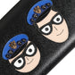 Dolce & Gabbana Black Leather #DGFAMILY Zipper Continental Mens Wallet
