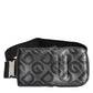 Dolce & Gabbana Gray DG Logo Mania Purse Phone Belt Waist Men Borse Bag