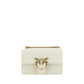 PINKO Beige Calf Leather Bos Taurus Shoulder Bag