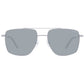 Hackett Gray Metal Sunglasses
