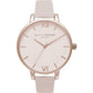 Olivia Burton White Artificial Leather Dress Watch
