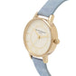 Olivia Burton Blue Artificial Leather Dress Watch