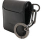 Dolce & Gabbana Wallet Black Leather Logo Embossed Key Chain Card Holder Wallet