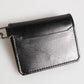 Dolce & Gabbana Wallet Black Leather Logo Embossed Key Chain Card Holder Wallet
