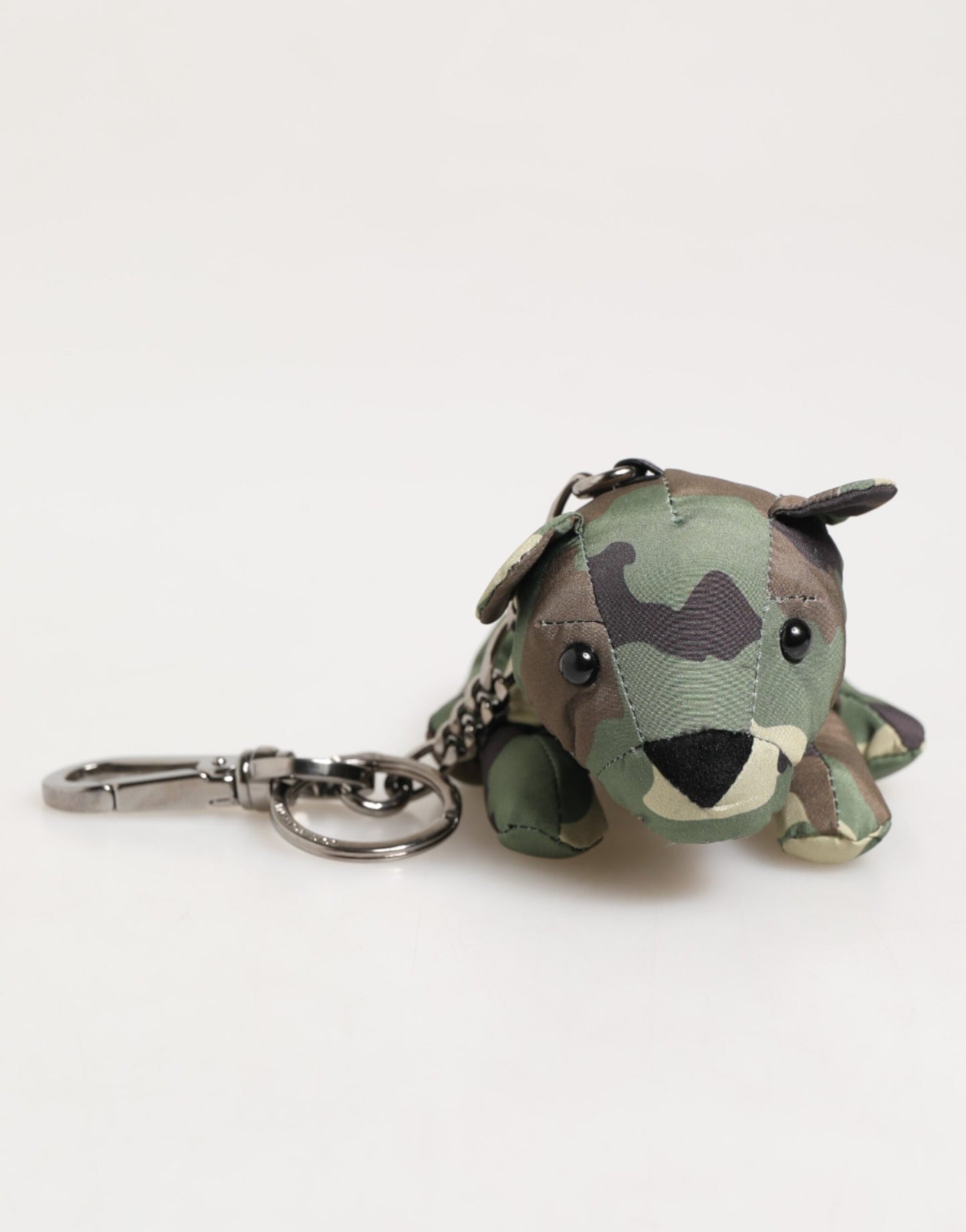 Dolce & Gabbana Multicolor Camouflage Animal Silhouette Keychain Keyring
