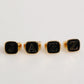 Dolce & Gabbana Gold Tone Brass JAZZ Letter Set 4 Pieces Adjustable Ring