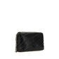 PINKO Black Calf Leather Bos Taurus Shoulder Bag