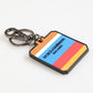 Dolce & Gabbana Multicolor DG Rubber Logo Silver Men's Keychain Keyring