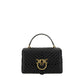 PINKO Black Calf Leather Bos Taurus Wallet