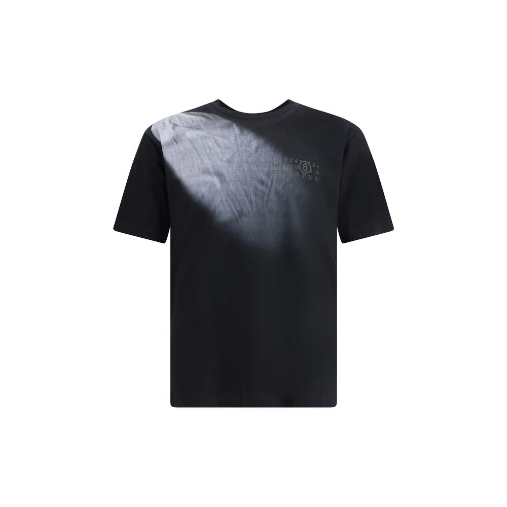 MM6 Black Cotton T-Shirt