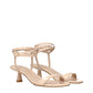 Stuart Weitzman Beige Leather Stiletto Heels Sandals