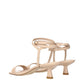 Stuart Weitzman Beige Leather Stiletto Heels Sandals