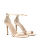 Stuart Weitzman Beige Leather Stiletto Heels Sandals