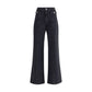 7FOR Black Cotton Jeans Denim