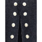Balmain Black Polyamide Coat