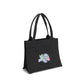 Ganni Black Cotton Shoulder Bag