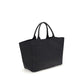 Ganni Black Cotton Shoulder Bag