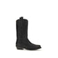 Ganni Black Recycled Leather Boots