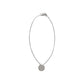 MM6 Necklace with round plaque