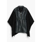 Desigual Black Polyester Women Poncho