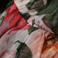 Dolce & Gabbana Pink Camellias Printed Silk V-neck Blouse Top