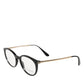 Dolce & Gabbana Black Acetate Cat Eye Frame Eyeglass Reading Glass