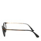 Dolce & Gabbana Black Acetate Cat Eye Frame Eyeglass Reading Glass