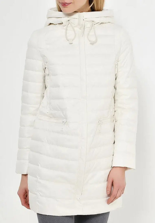 Add White Polyamide Jackets & Coat