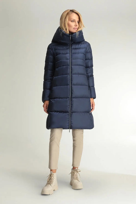 Add Blue Polyamide Jackets & Coat